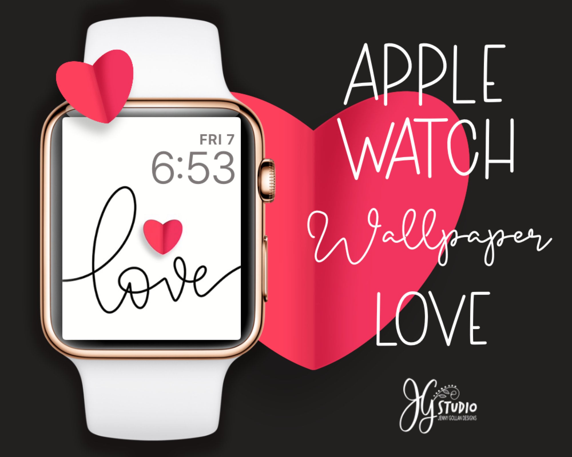 Apple Watch Wallpaper Love Original Art Watch Face Design Hand - Etsy Apple Watch Wallpaper Love Original Art Watch Face Design Hand - Etsy