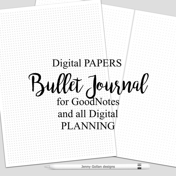 Digital Planner Pages For Ipad Goodnotes Bullet Journal Digibujo