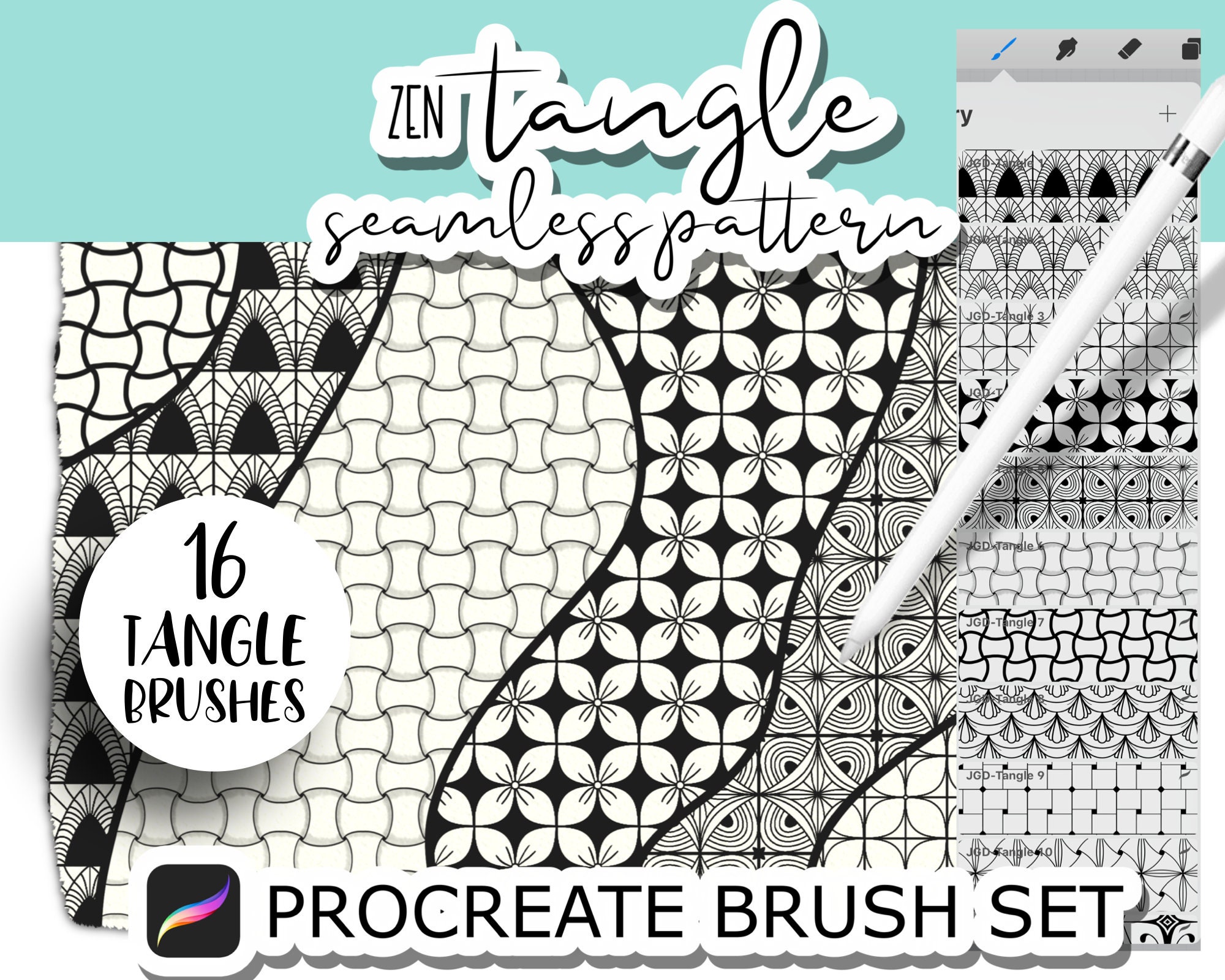 Mod Podge® and Brush Bundle – Zentangle