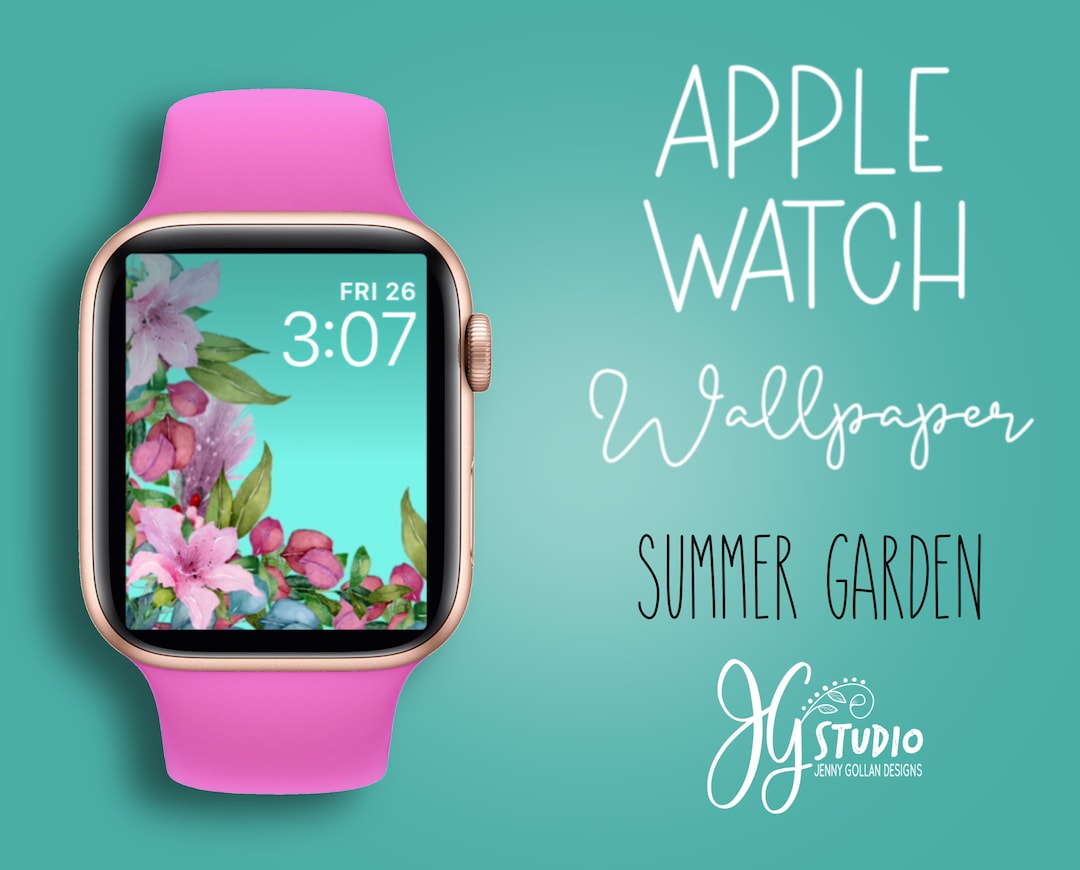 Apple Watch Wallpaper Summer Garden - Etsy