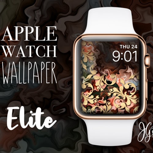 Apple Watch Wallpaper Secret Garden Orignal Art for Your Apple Etsy