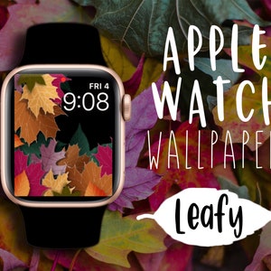 秋のウォッチフェイスにぴったりの Apple Watch 壁紙「Leafy」