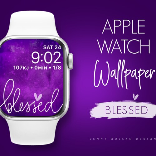Apple Watch Wallpaper Love Original Art Watch Face Design Hand Etsy