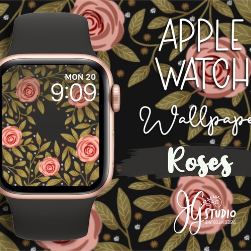 Apple Watch Wallpaper Secret Garden Orignal Art for Your Apple Etsy