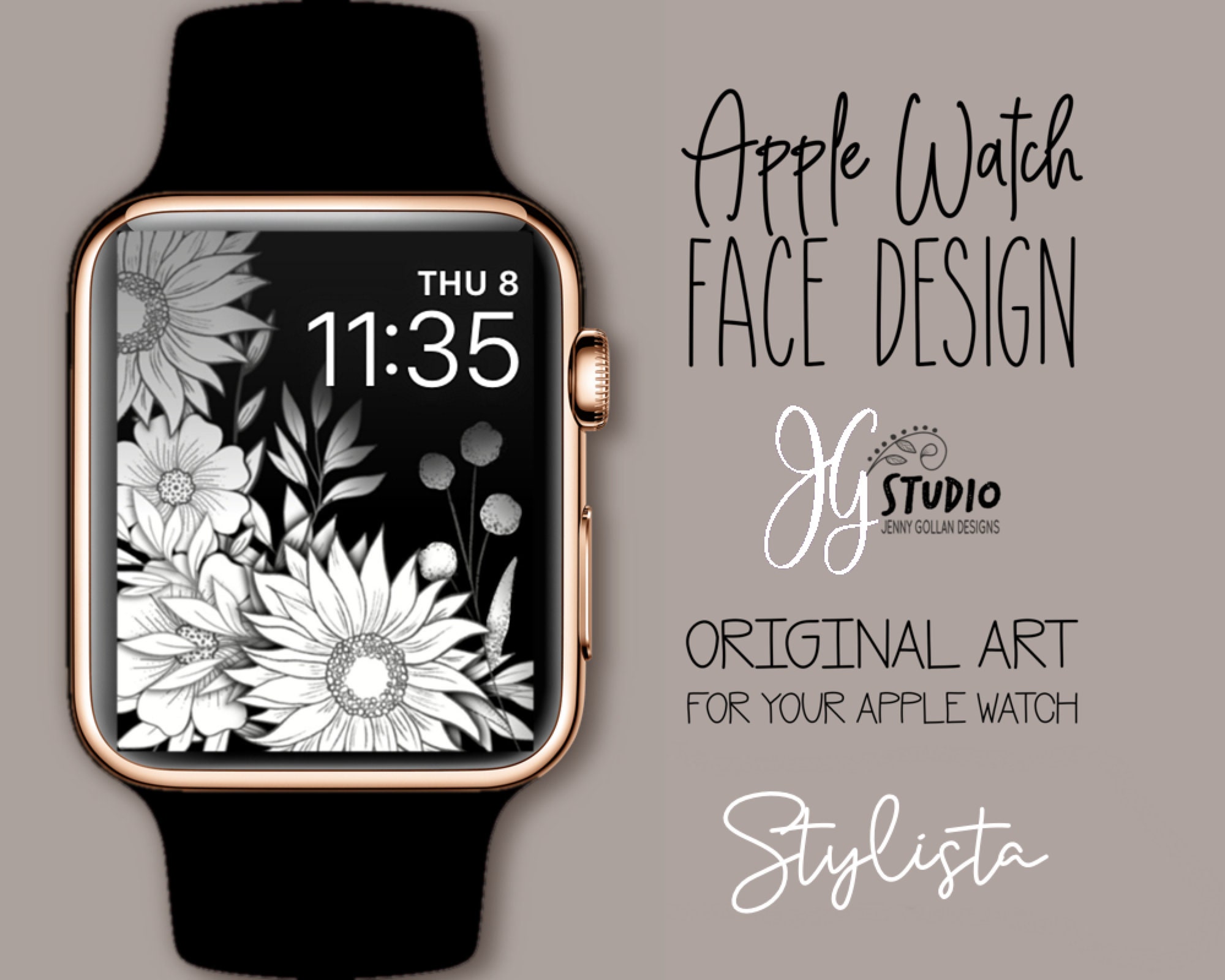 Buy Apple Watch Wallpaper Stylista Online in India  Etsy