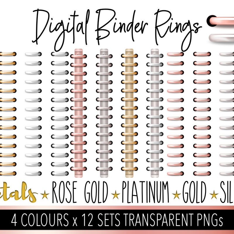 Transparent Binder Rings - Etsy