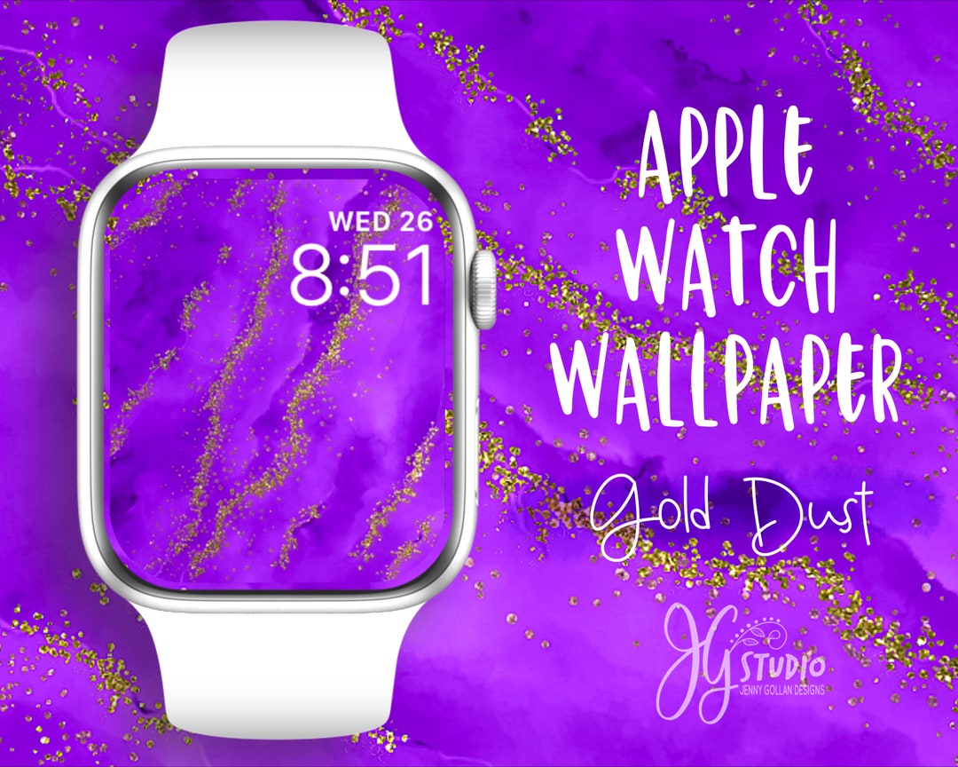 Apple Watch Wallpaper Gold Dust Original Art for Your Apple Watch Face