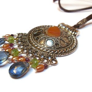 Boho necklace / Gemstone necklace / Statement necklace /