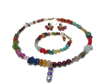 Conjunto de joyas Boho / Conjunto de joyas gitanas / Conjunto de joyas de colores /