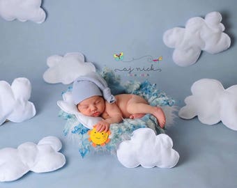 Cloud photo prop • nursery wall decor • photography props • puff cloud • pilot • dream • sweet dreams • cloud • accent wall • nursery