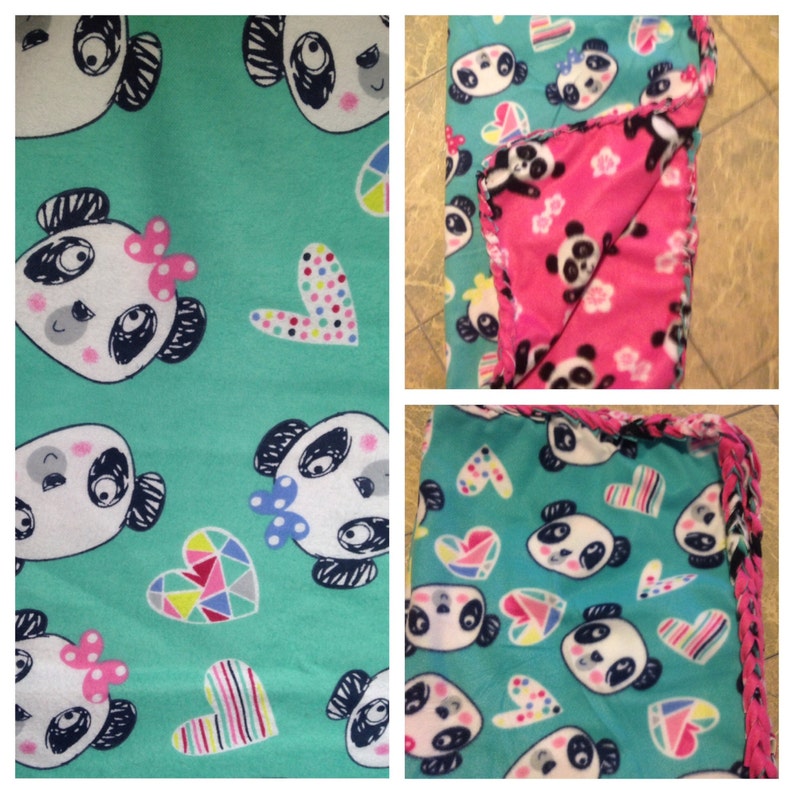 Crib Set Panda Crib Sheet Fleece Blanket Set Crib Sheet Etsy