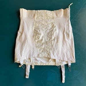 1960s satin girdle