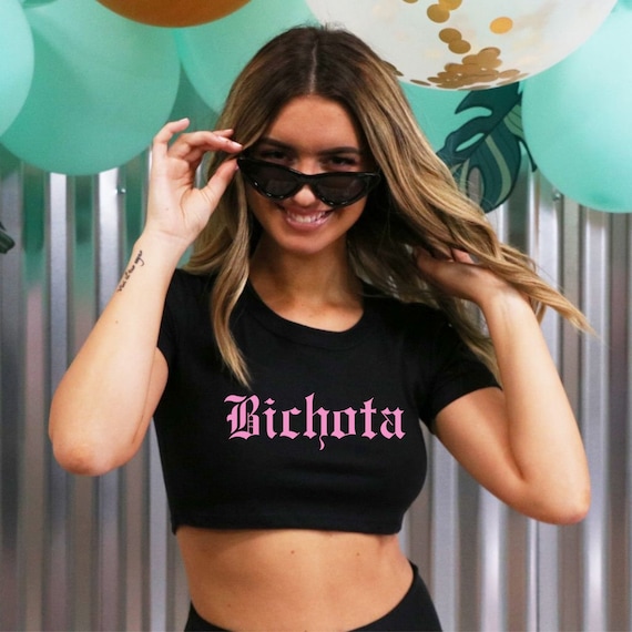 Buy Bichota Mini Crop Top, Womens Underboob Tee, Sexy Underboob