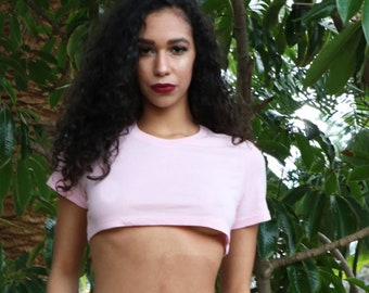 Top corto sexy, camiseta sin mangas para mujer, top sexy sin mangas, regalo para ella, camiseta sin mangas, top corto para mujer, tops de verano súper cortos