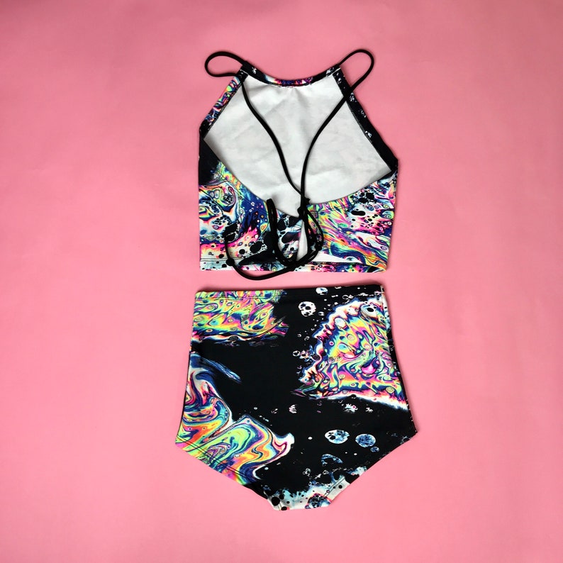 neon halter top