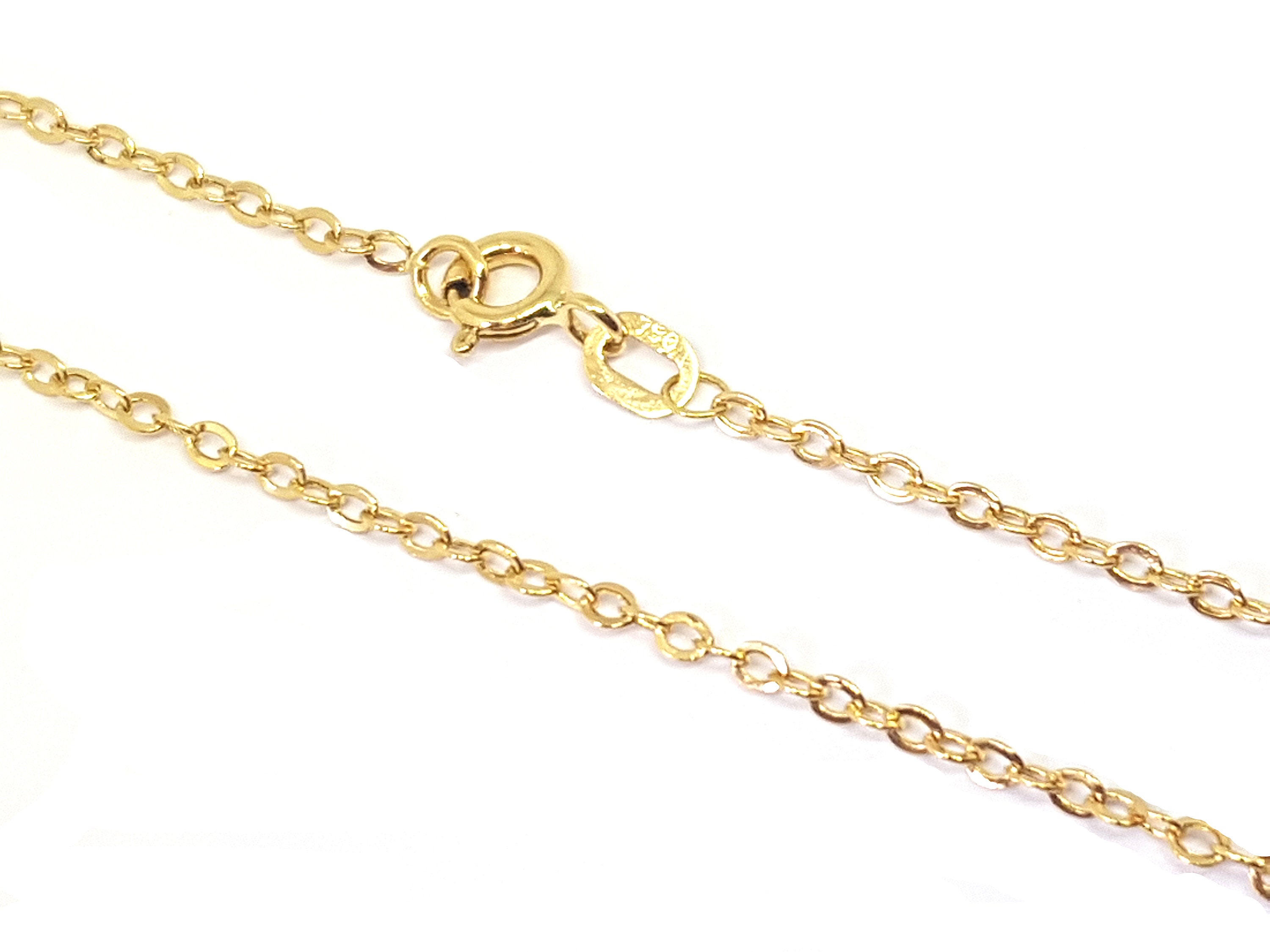 discounts price Solid gold chain 18k 750 60 cm 1.70 mm