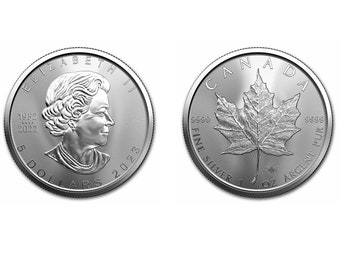 Pure silver coin Queen Elizabeth II 2023 BU