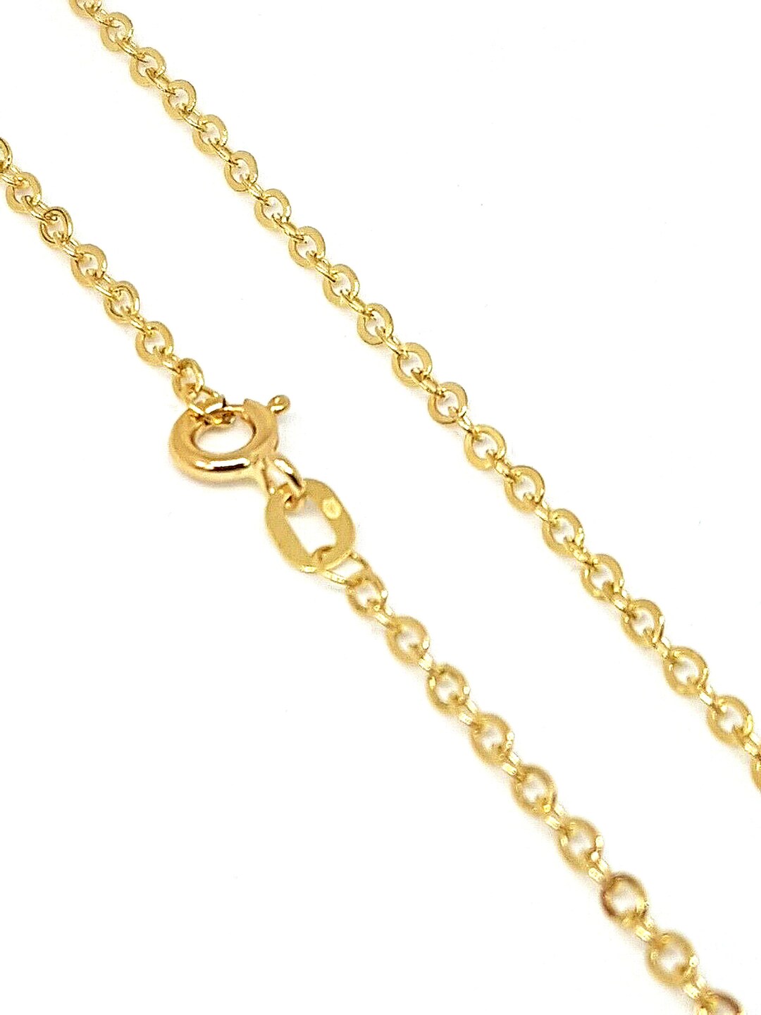 Chain Solid Yellow Gold 18k 750% 60 Cm 1.70 Mm - Etsy Sweden