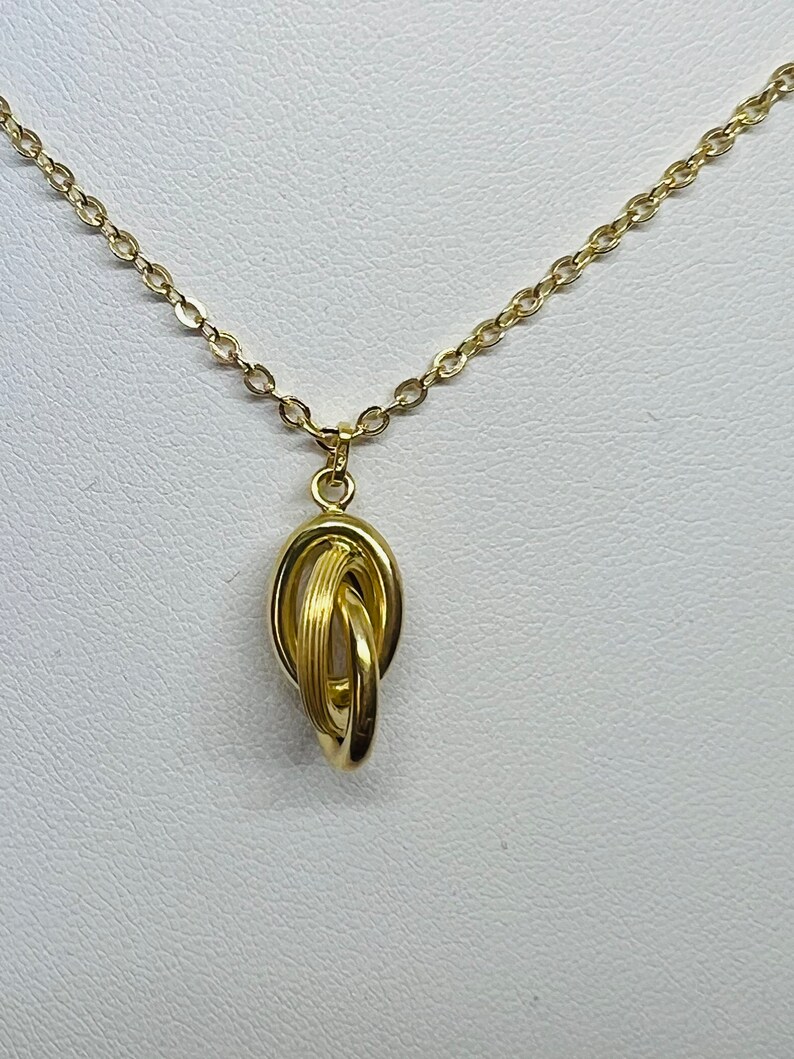 Solid 18k yellow gold pendant 750% Manzocco Jewelry Luxury image 7