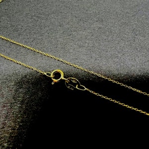 Fine solid yellow gold chain 18k 750%