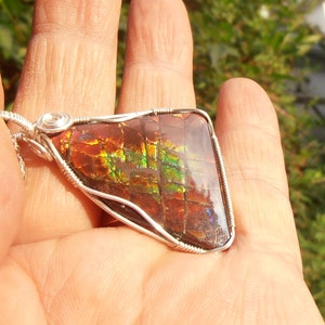 Wire Wrapped Bruneau Agate From Idaho