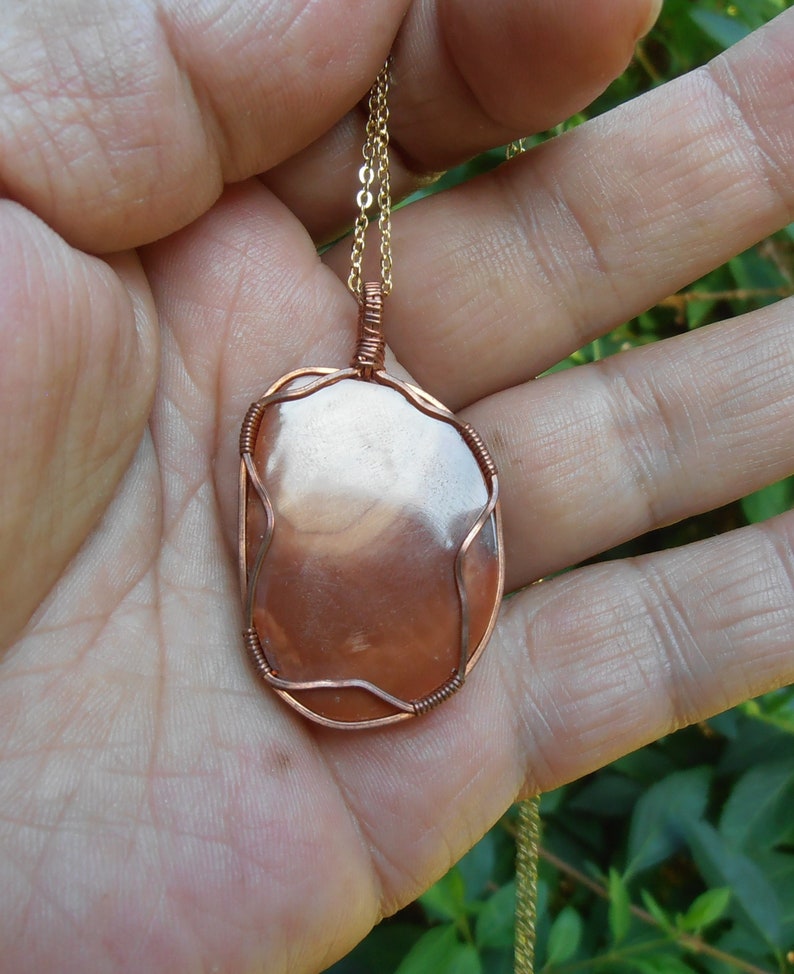 Wire Wrapped Bruneau Agate From Idaho