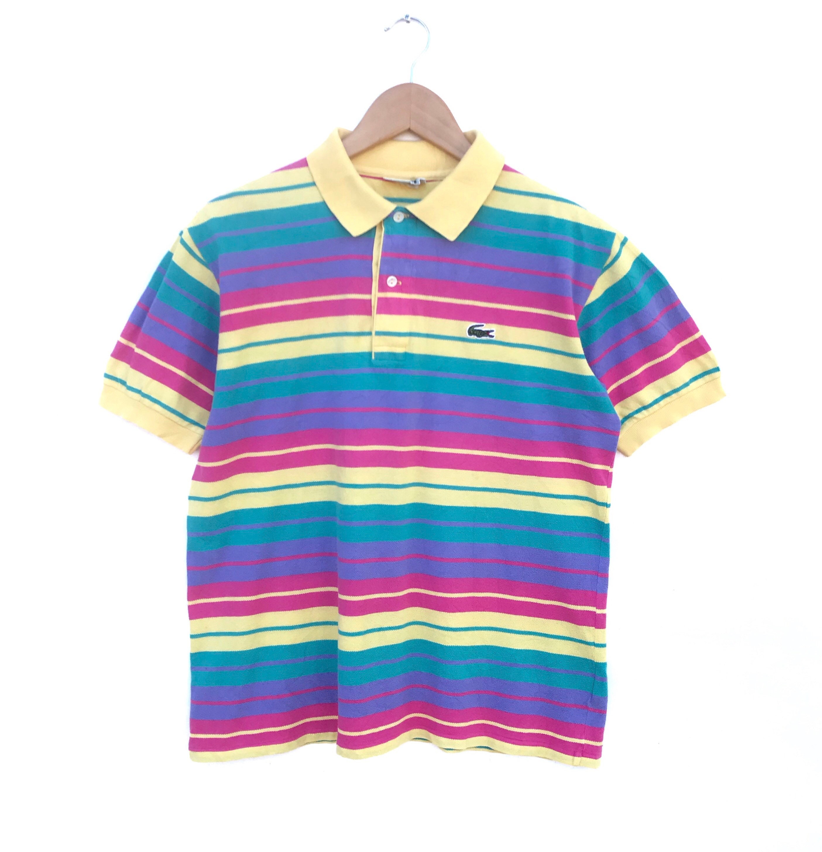 lacoste polo multicolor