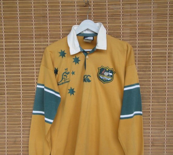 Vintage Canterbury of Australia Rugby Shirt distr… - image 3