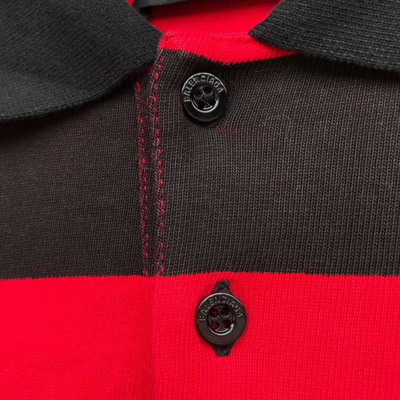 RARE BALENCIAGA STRIPED Rugby Polo Shirt Balenciaga Prisoner