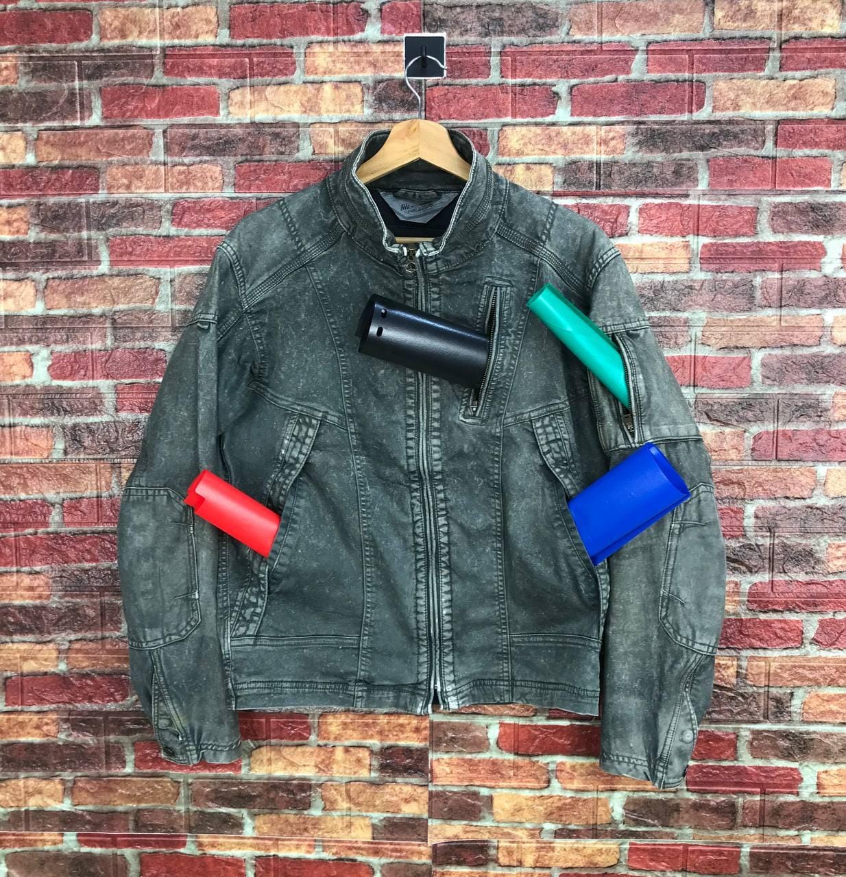 VINTAGE FIELDCORE X NWZ Workers Japanese Biker Jacket Multipocket