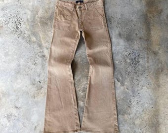 VINTAGE 90S HYSTERIC GLAMOUR Bush Denim Bone Stitching Bootcut