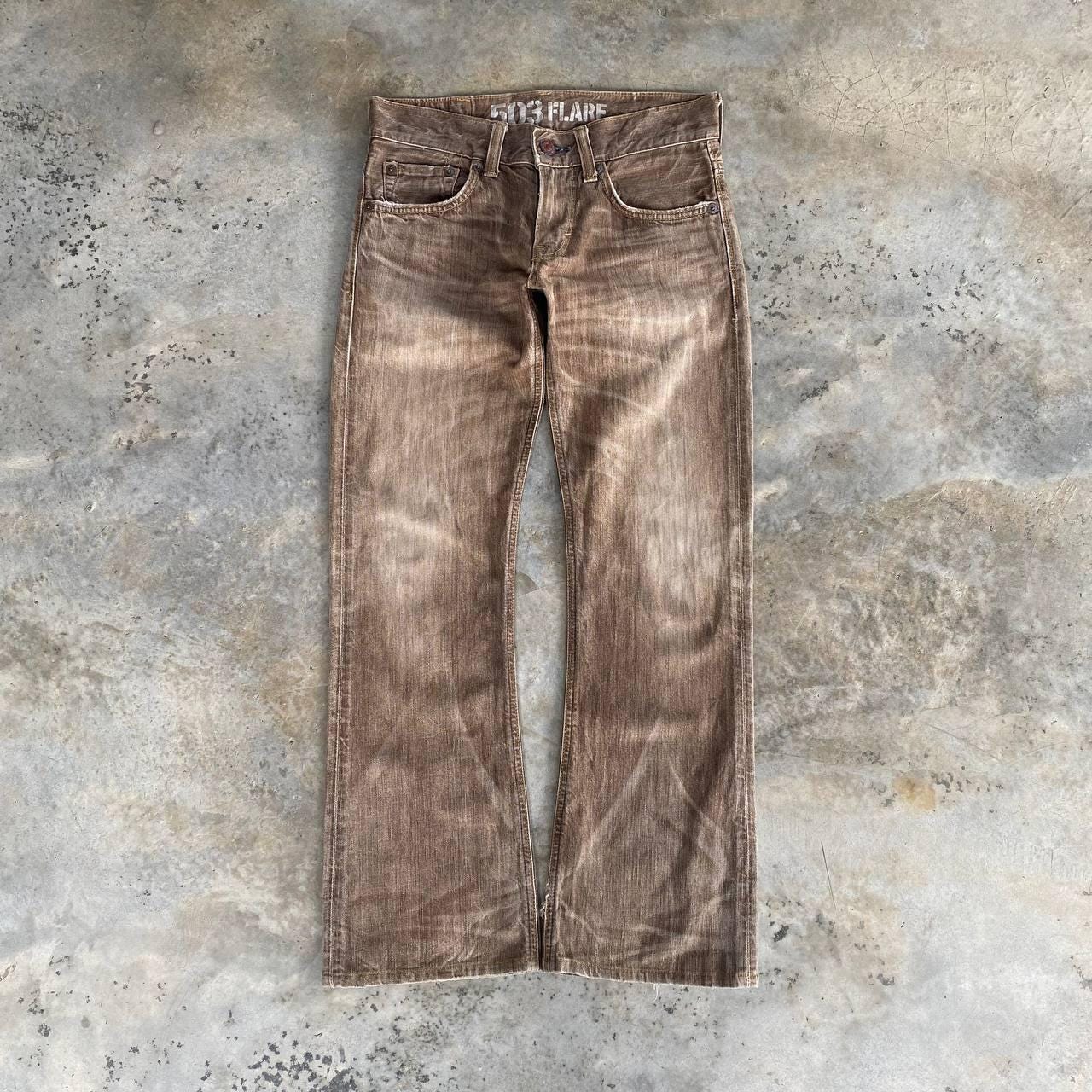 f23 archive EDWIN Grunge Flare Denim M