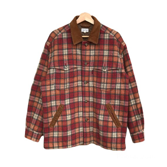 Vintage Flannel Maul Ruck Filson 4pocket Wool Jacket Vintage Flannel Insulated Lining Vintage Jacket Etsy