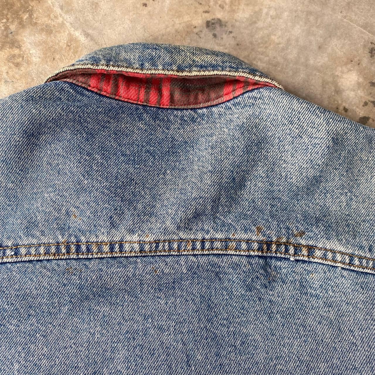 Vintage Levi's Denim Jacket | Blanket Lined Trucker Jacket | 90s