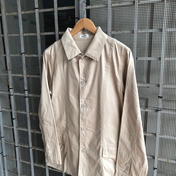 Vintage Plantation By Issey Miyake Striped Button Up Shirt Size M