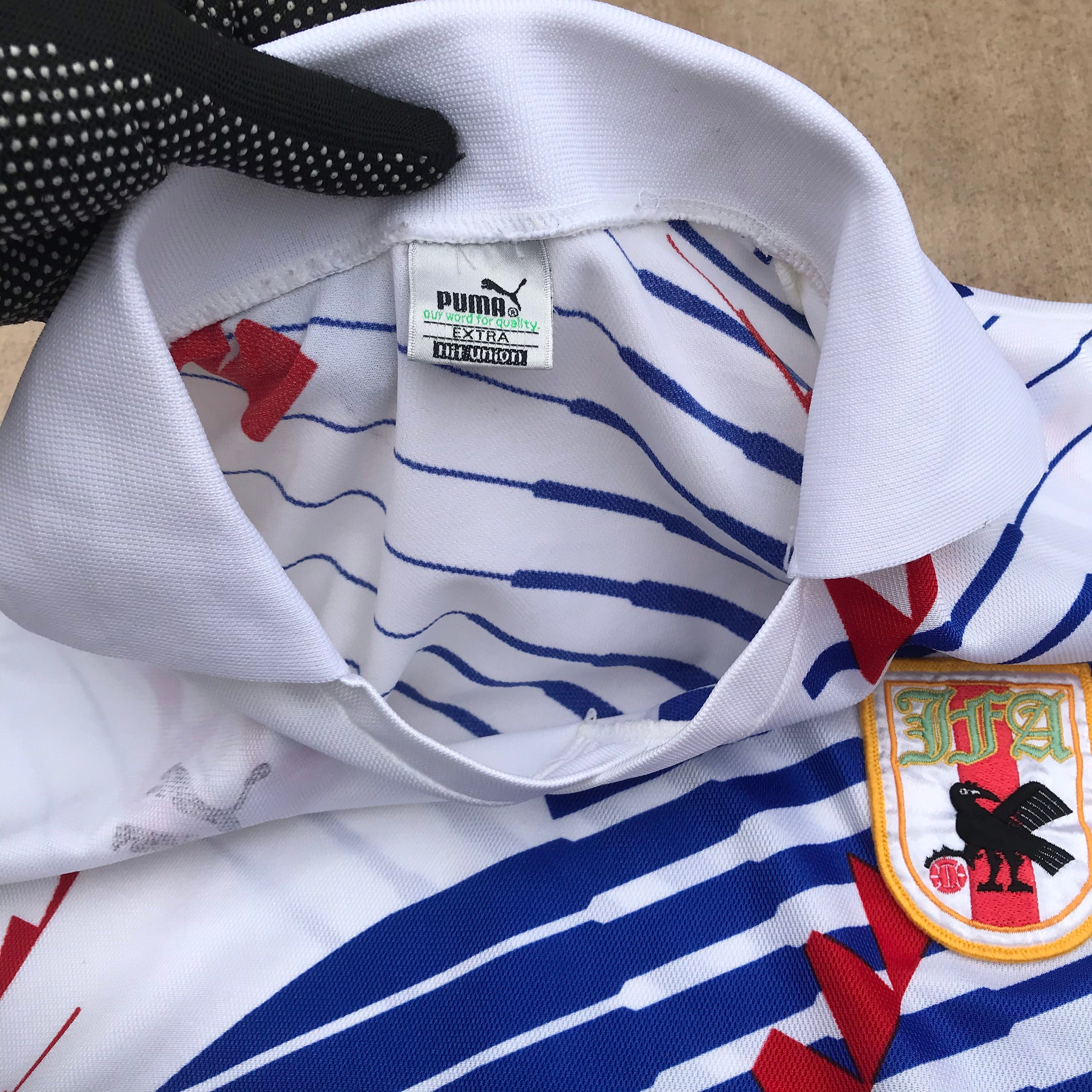 いま人気のアイテム 1993 Football Japan Vintage Rare Jersey Flame Jersey JFA ウェア