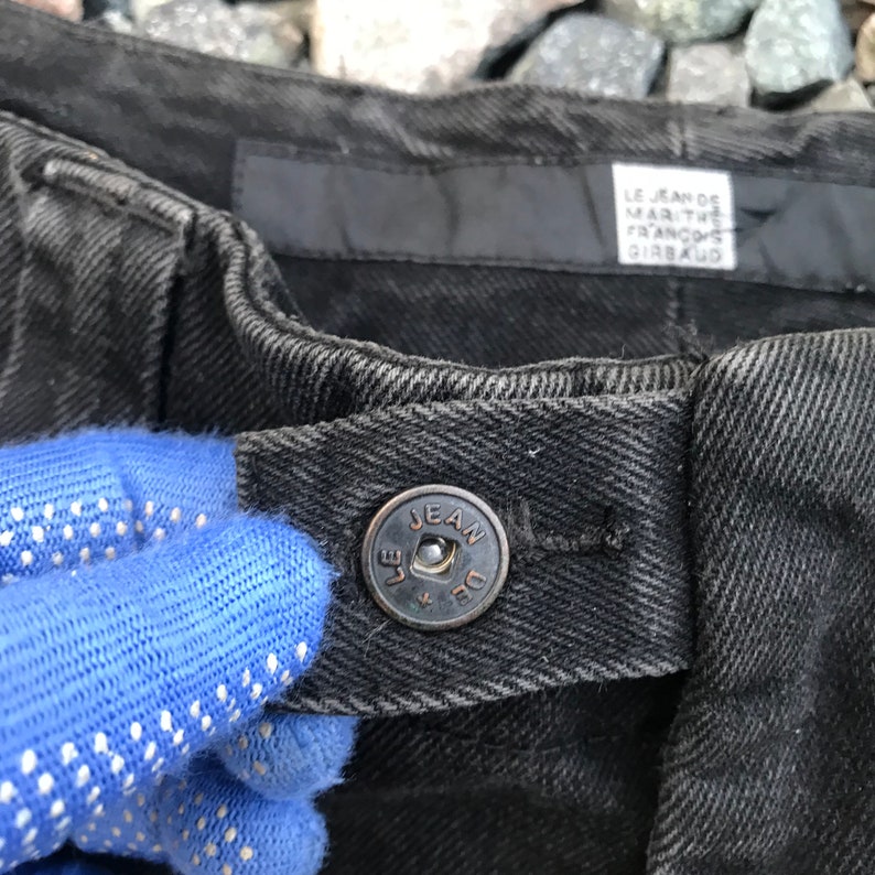 Sac En Jean Girbaud Streetwear Avec Impressions Artistiques - Occasion, Style Sac De Jour Porté épaule