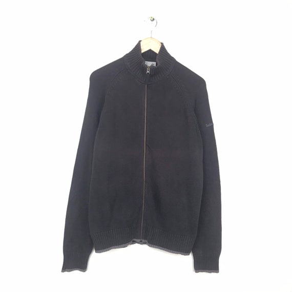 Vintage Timberland crewneck zipper longsleeve swea