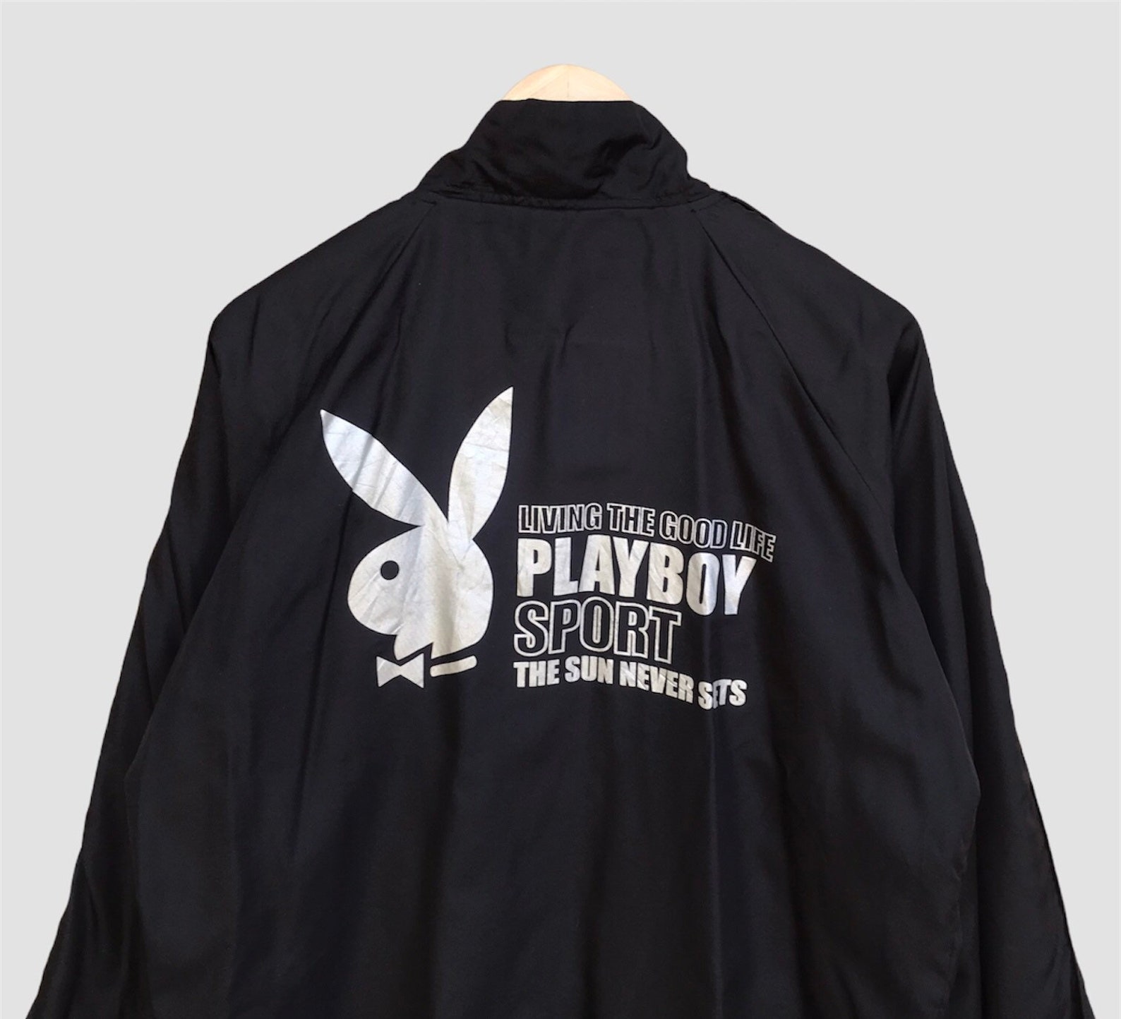 Vintage Playboy Sport Big Logo Nylon Windbreaker Light Jacket | Etsy