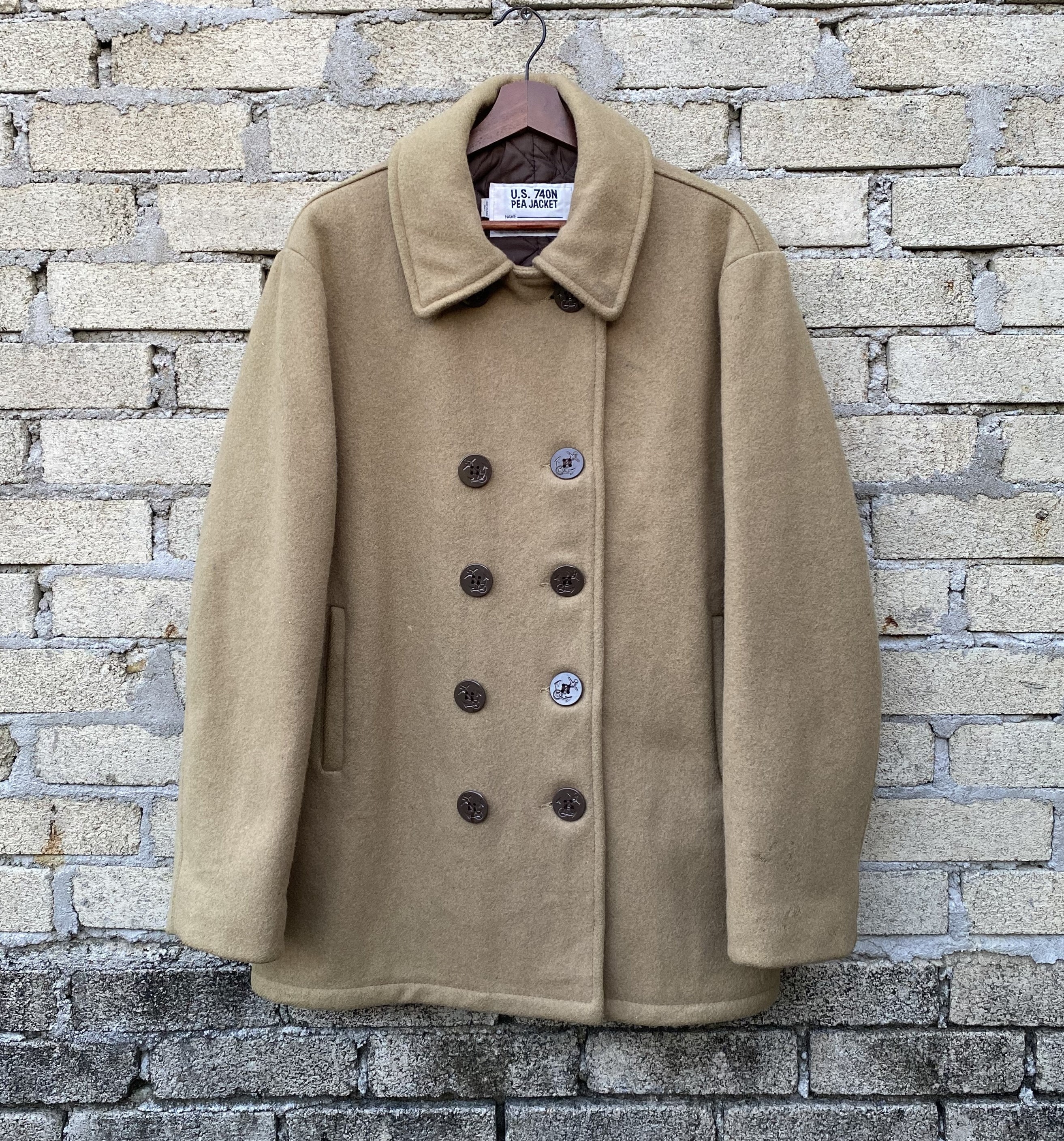 Wool Blend Schott Nyc 740n Peacoat Men's Schott 740n Wool