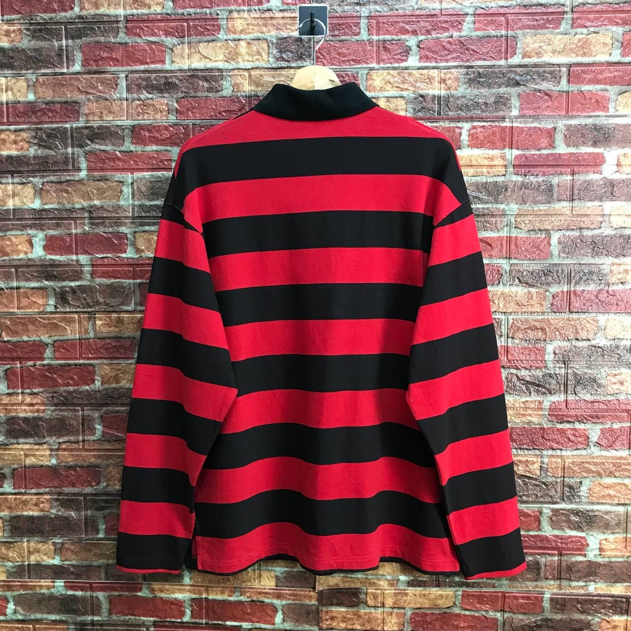 RARE BALENCIAGA STRIPED Rugby Polo Shirt Balenciaga Prisoner