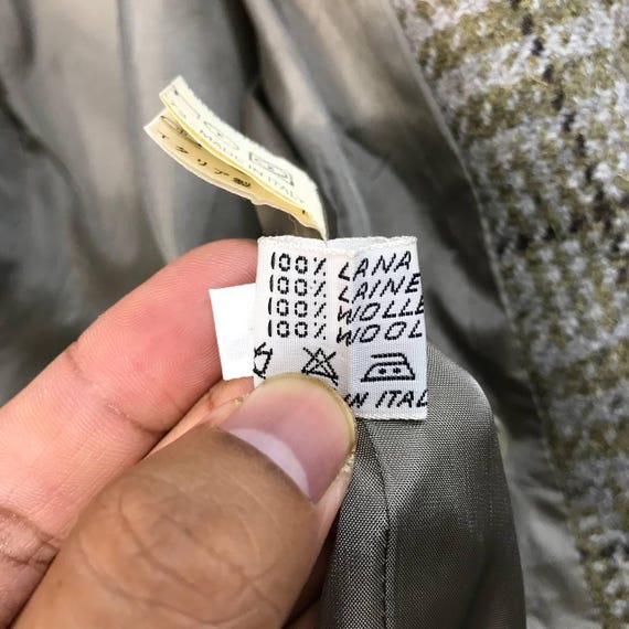 HERNO JACKET CHECKERED Double Breasted Herno Coat… - image 9