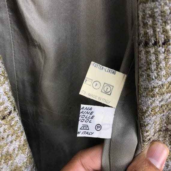 HERNO JACKET CHECKERED Double Breasted Herno Coat… - image 7