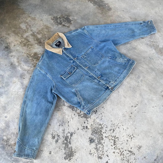 RARE Vintage RRL Polo Ralph Lauren Denim Usa Type 2 Jacket Trucker