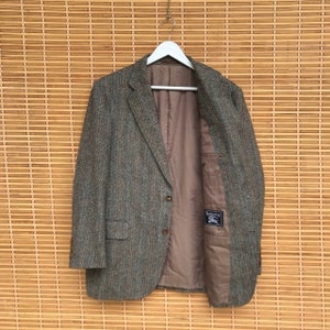 Vintage Burberrys tweed wool jacket