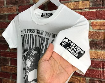 SEDITIONARIES JAPAN SEX Pot Revenge Deadly Blow Punk Power By The Roadside Small size Unisex Malcom McLaren/Punkshirt/gothic shirt/Sid Vic