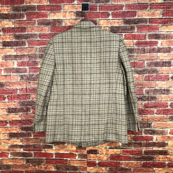 HERNO JACKET CHECKERED Double Breasted Herno Coat… - image 5