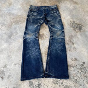 buffalo buffalo bobs coating flare denim y2k bobs coating flare 