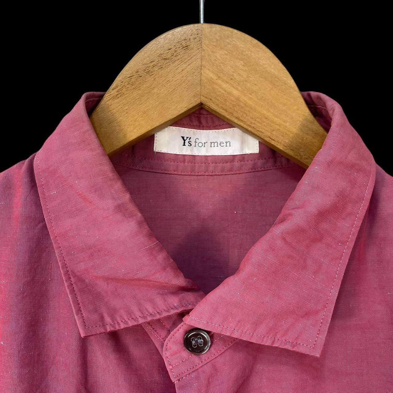 VINTAGE 90S YOHJI YAMAMOTO Ys for Men Linen Long Shirt Shortsleeve