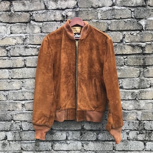 VINTAGE SCHOTT PERFECTO Suede Leather Jacket Size 38 Made In Usa/Western Jacket/Workwear Jacket/Vintage Jacket/Vintage Avirex Jacket